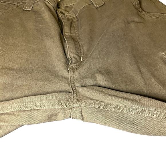 Vintage Carhartt Brown Y2K Canvas Carpenter Cargo Pants Dungaree Fit Mens 38x30 - Picture 8 of 8